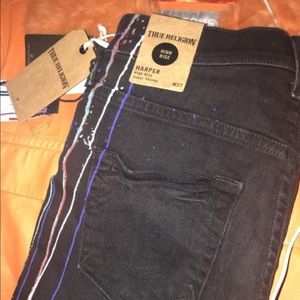 True religion skinny high rise jeans
